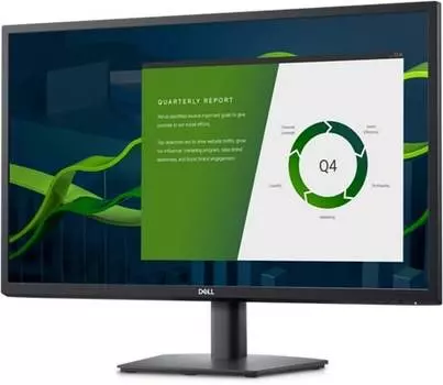 Монитор 27" DELL E2722H IPS, 1920x1080 (16:9), 300кд/м2, 8мс, 178°/178°, FreeSync, VGA, DisplayPort, черный (2722-7692)