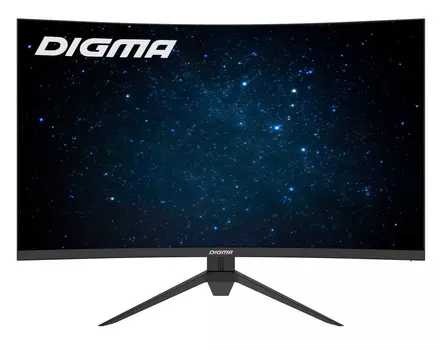 Монитор 27" Digma DM-MONC2711 VA, изогнутый, 1920x1080 (16:9), 250кд/м2, 5мс, 178°/178°, VGA, HDMI, черный
