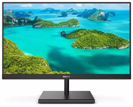 Монитор 23.8" Philips 245E1S IPS, 2560x1440 (16:9), 250кд/м2, 4мс, VGA, HDMI, DisplayPort, черный (245E1S/(00/01))