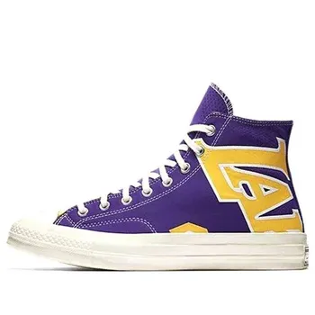Кроссовки chuck taylor all star high premium 'los angeles lakers' Converse, фиолетовый