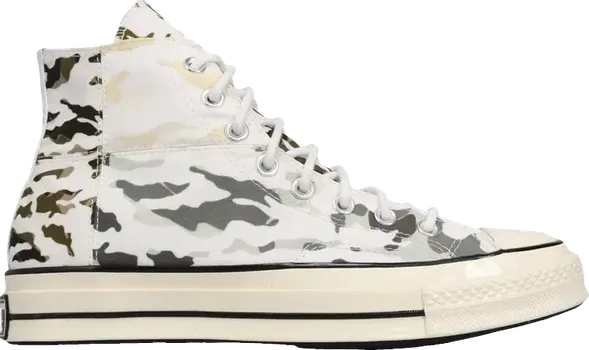 Кроссовки Converse Chuck 70 Hi Camo, белый