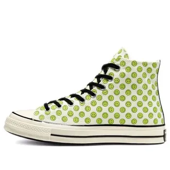 Кроссовки chuck 70 happy camper high 'allover smiley faces' Converse, белый