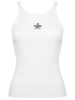 Топ хлопковый FENDI