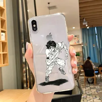 Чехол для телефона Baki Hanma с комиксами для iPhone 11 12 Mini 13 Pro XS Max X 8 7 6s Plus 5 SE XR, прозрачный корпус iPhone11