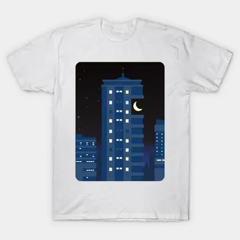 Футболка женская Moonlight Harajuku Print Kawaii футболка летняя с коротким рукавом женская футболка топ футболка S
