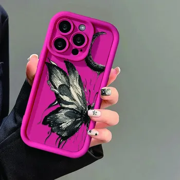 Чехол для телефона iPhone 16 13 11 Pro Max iPhone 11 13 16 Samsung S24 Ultra Samsung A54 Redmi note 12 11 Infinix Чехол iPhone 7&8 чёрный