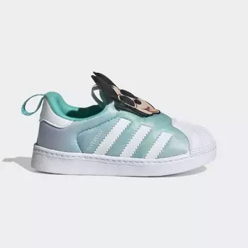 Детские кроссовки adidas Disney Superstar 360 Shoes (Бирюзовые)