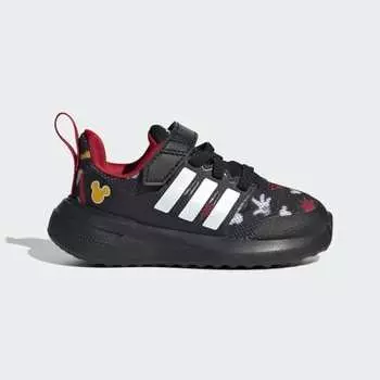Детские кроссовки adidas x Disney FortaRun 2.0 Mickey Cloudfoam Elastic Lace Top Strap Shoes (Черные)