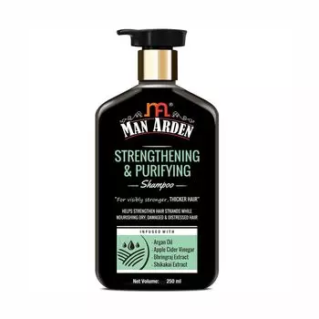 Укрепляющий и очищающий шампунь (250 мл), Strengthening & Purifying Shampoo, произв. Man Arden