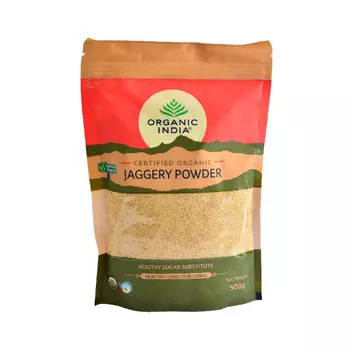 Тростниковый сахар (Джаггери) в порошке (500 г), Jaggery Powder, произв. Organic India