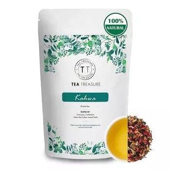 Зеленый чай Кахва (100 г), Kahwa Green Tea, произв. Tea Treasure