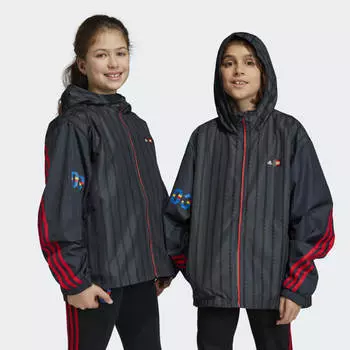 Детская куртка adidas x Classic LEGOВ® Windbreaker (Серая)