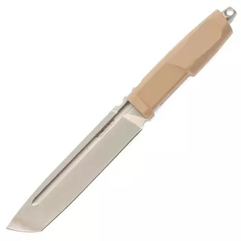 Тактический нож Extrema Ratio Giant Mamba, сталь N690 Stonewash, рукоять песочно-коричневая Forprene