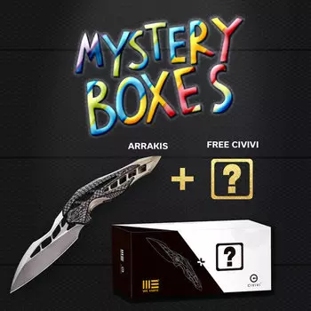 Складной нож WE Knife Arrakis Сarbon + НОЖ CIVIVI В ПОДАРОК