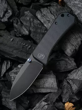 Складной нож WE Knife Banter black, S35VN