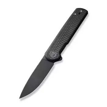 Складной нож We Knife Charith, сталь CPM-20CV, рукоять титан, черный