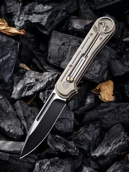 Складной нож WE Knife Double Helix, S35VN