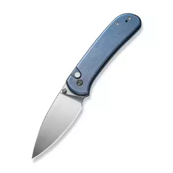 Складной нож WE Knife Qubit, сталь CPM-20CV, рукоять титан, синий