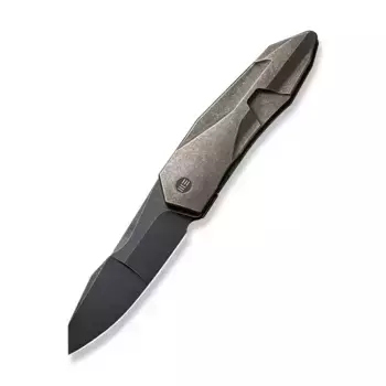 Складной нож We Knife Solid, сталь CPM-20CV, рукоять титан, бронза