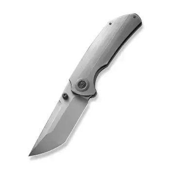 Складной нож We Knife Thug XL, сталь CPM-20CV, рукоять титан, серый