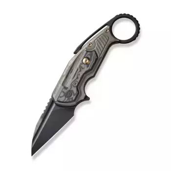 Складной нож WE Knife Yardbird, сталь CPM-20CV, рукоять Titanium/Carbon Fiber
