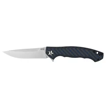 Складной нож Zero Tolerance 0452, сталь Magnacut Satin / Stonewash, рукоять титан/карбон