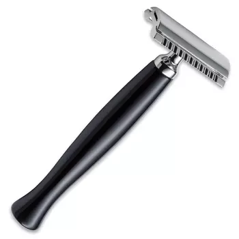 Станок для бритья Bker Safety Razor Edelharz schwarz, нержавеющая сталь/текстолит, 04BO148