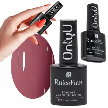 РОЗОВЫЙ ГИБРИДНЫЙ ЛАК ДЛЯ НОГТЕЙ С ГЛЯНЦЕМ УФ-ПОЛИРОВКИ OnlyU/L036