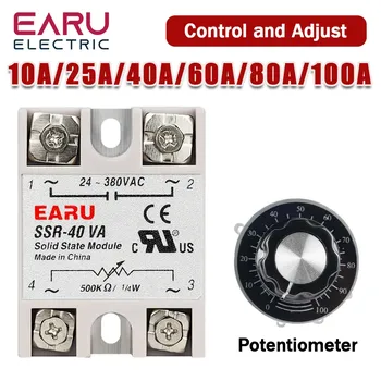 Реле напряжения EARUELECTRIC SSR AC24-380V