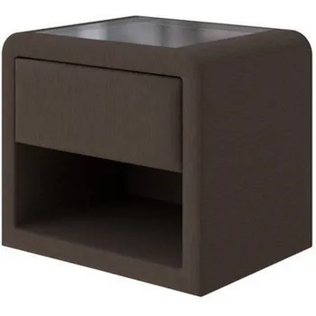 PROxSON Тумба Cube (Ткань: Рогожка Savana Chocolate (шоколад)) 52x41