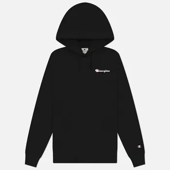 Женская толстовка Champion Light Power Small Logo Hoodie, цвет чёрный, размер XS