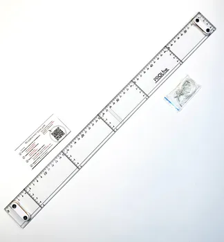 Рейсшина с рисками PROLine 55 см