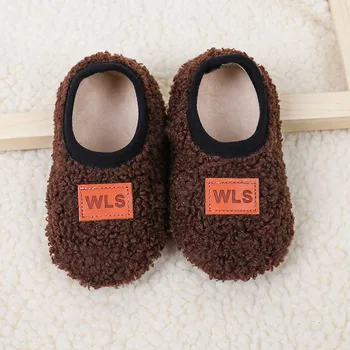 Cute Children Room Socks Soft Bottom Toddler Socks Winter Baby s Socks Cartoon S розовый