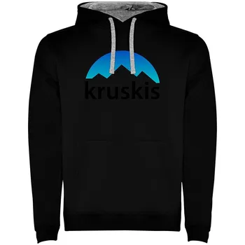 Худи Kruskis Mountain Silhouette Two-Colour, черный