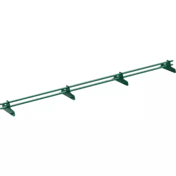 Снегозадержатель трубчатый ЭКО для МЧ, ПН, мягкой кровли 3 м RAL 6005 зеленый