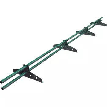 Снегозадержатель для металлической кровли трубчатый Docke 3 м RAL 6005 зеленый