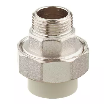 Муфта полипропиленовая FV-Plast разъемная (американка) 25 мм х 3/4 НР(ш) (237025)