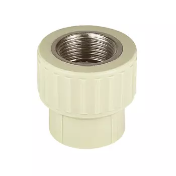 Муфта полипропиленовая Valfex 25 мм х 3/4 ВР(г) серая (10129025Г)