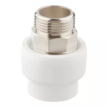 Муфта полипропиленовая Valtec 32 мм х 1 НР(ш) под ключ (VTp.707.0.03206)