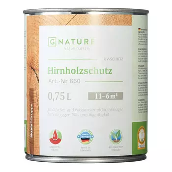 Масло GNature Hirnholzschutz для защиты торцов бесцветное 0,75 л