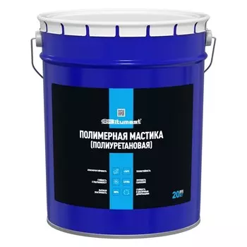 Мастика гидроизоляционная полиуретановая Bitumast 20 кг серая