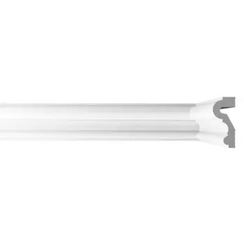 Молдинг из экополимера ударопрочный 50х22х2000 мм под покраску Bello Deco XPS M 23 белый