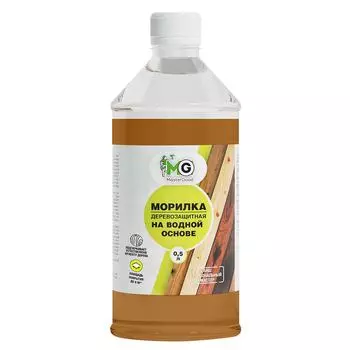 Морилка MasterGood водная антисептическая дуб 0,5 л