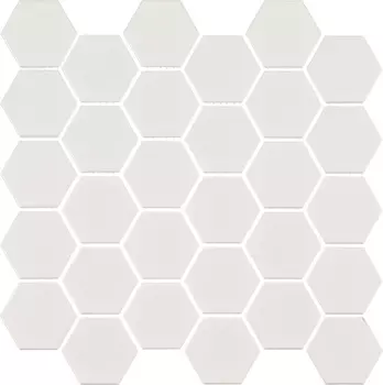 Мозаика Starmosaic Hexagon small белая керамическая 282х272х6 мм матовая