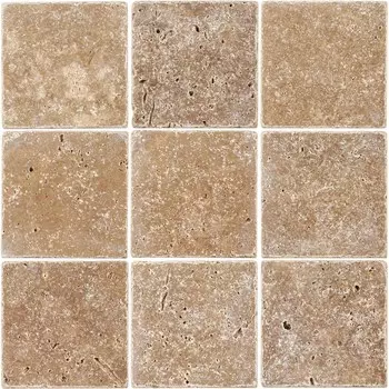 Мозаика Stone4home Toscana травертин из натурального камня 300х300х10 мм матовая (9 шт. на листе)