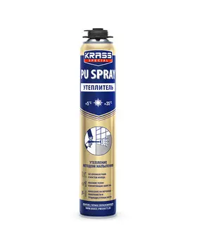 Утеплитель Krass Special PU Spray, напыляемый, 0,8 л