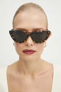 Солнцезащитные очки Burberry, коричневый