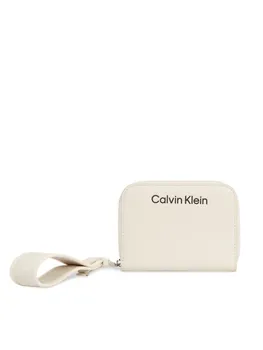 Большой женский кошелек Calvin Klein, бежевый