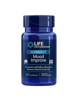 Life Extension, Биологически активная добавка Florassist Mood Improve, 30 капсул