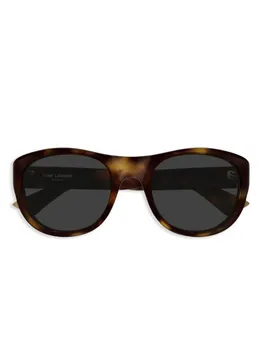Солнцезащитные очки SL 798 Saint Laurent Eyewear, коричневый